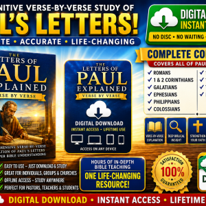 The Letters of Paul Explained Verse by Verse PDF INSTANT Download